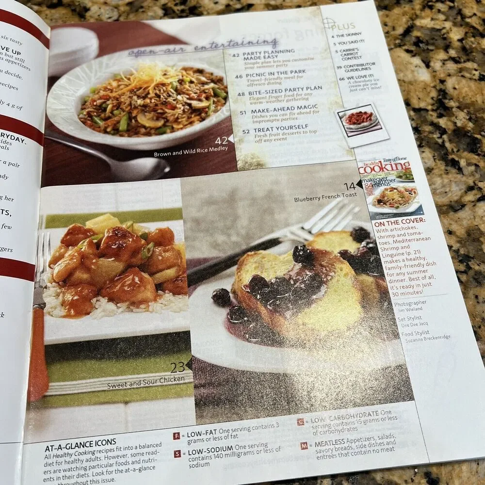 Taste of Homes Light And Tasty Cooking Recipe Magazines 2008 Back Issue Set Of 6